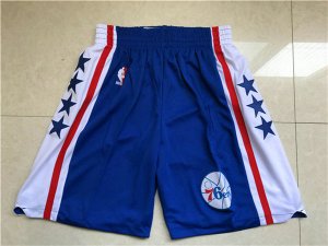 Maillot De Basket Philadelphia 76ers Tissus Sportif Fans Edition Routine Bleu Short